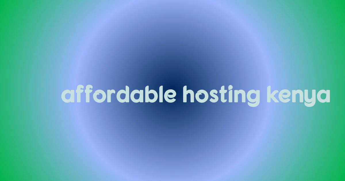 affordable hosting kenya