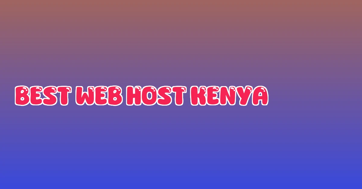 best web host kenya