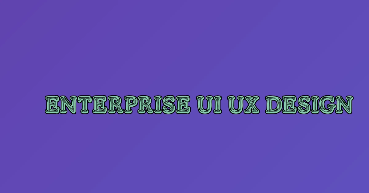enterprise ui ux design Kenya