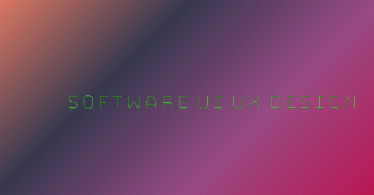 software UI UX design Kenya